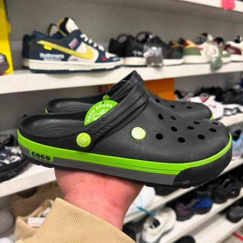 كروكس رجالي COCO06 اسود في اخضر